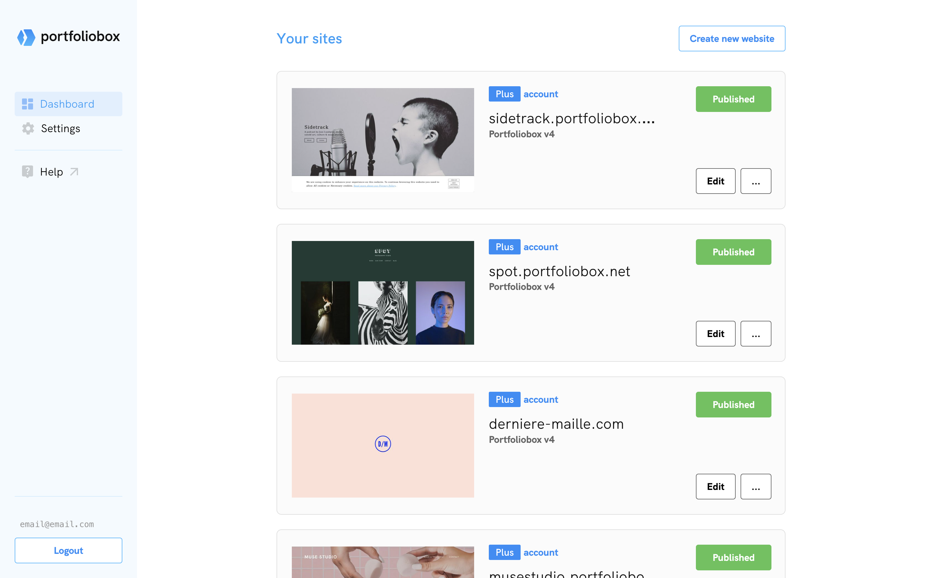 Introducing the all-new Portfoliobox dashboard