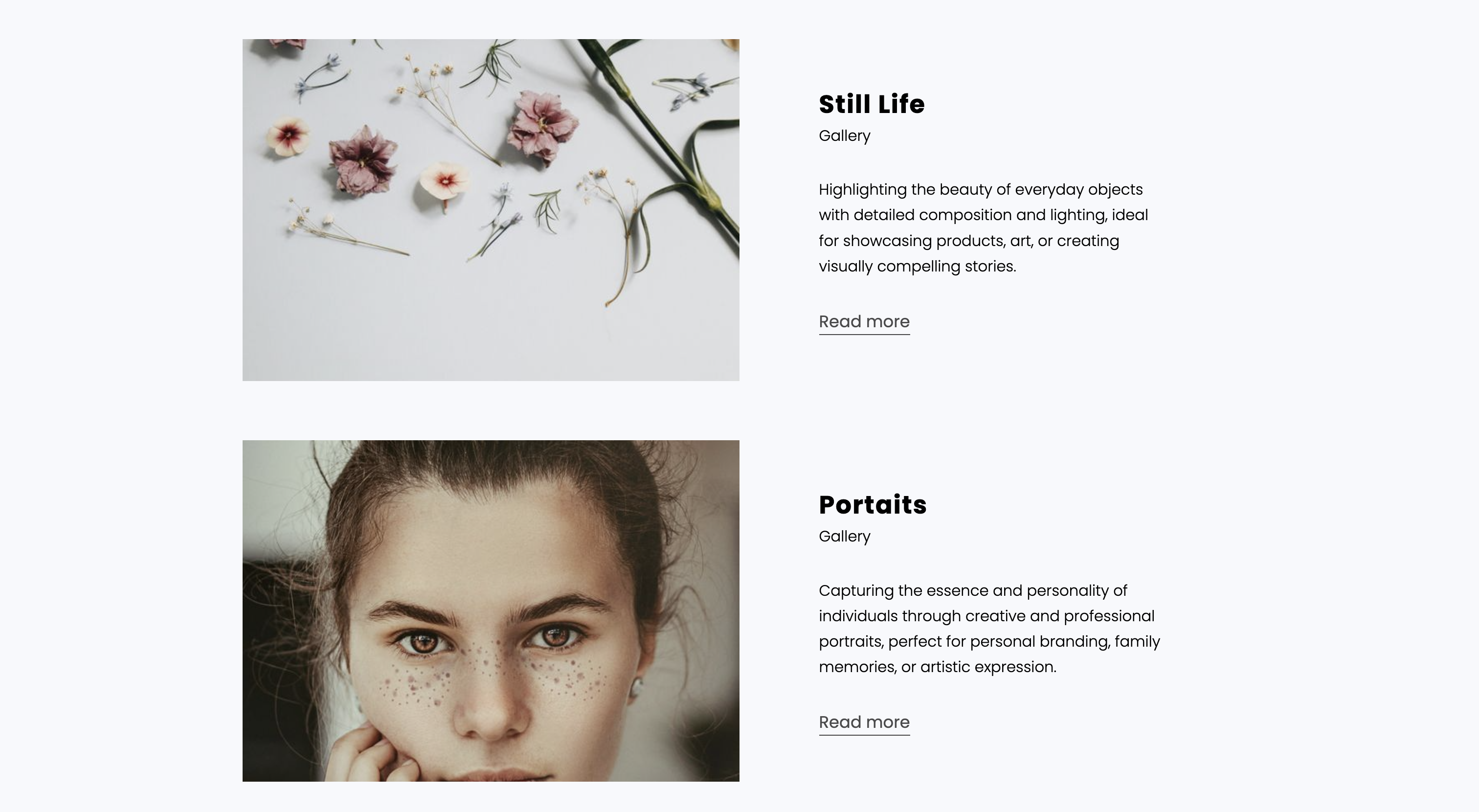 Display your work on a Link Page on Portfoliobox