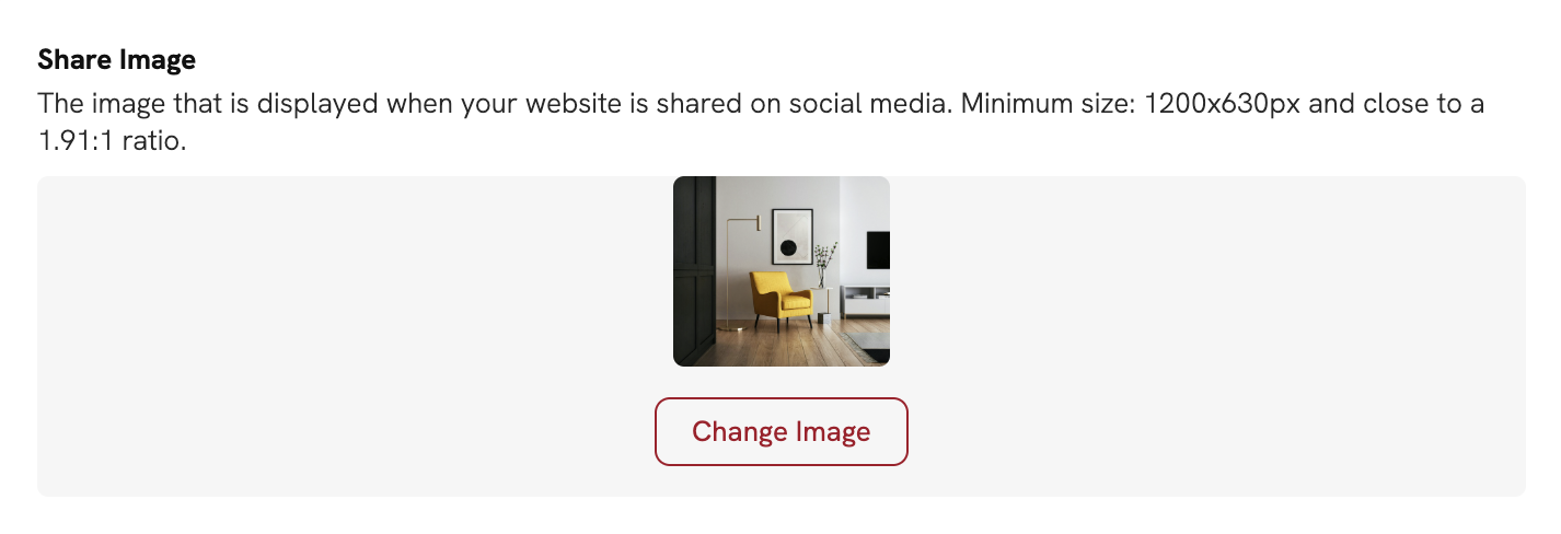 Share Image for blog post & products in Portfoliobox