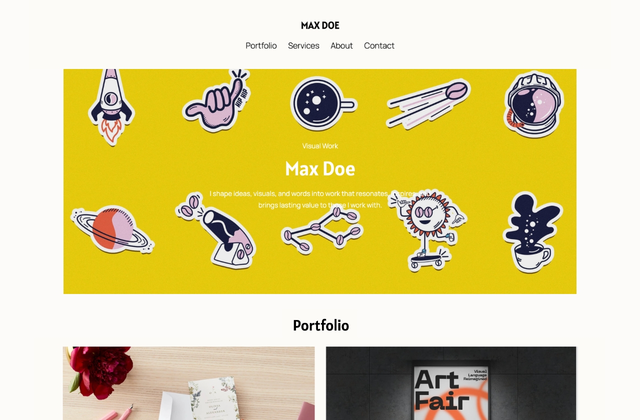 Thumbnail for Designer portfolio examples that stand out in competitive industries