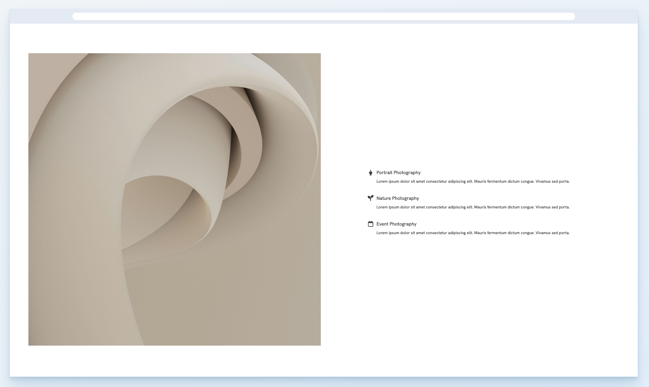 Portfoliobox Services Page Template Icons Links 3