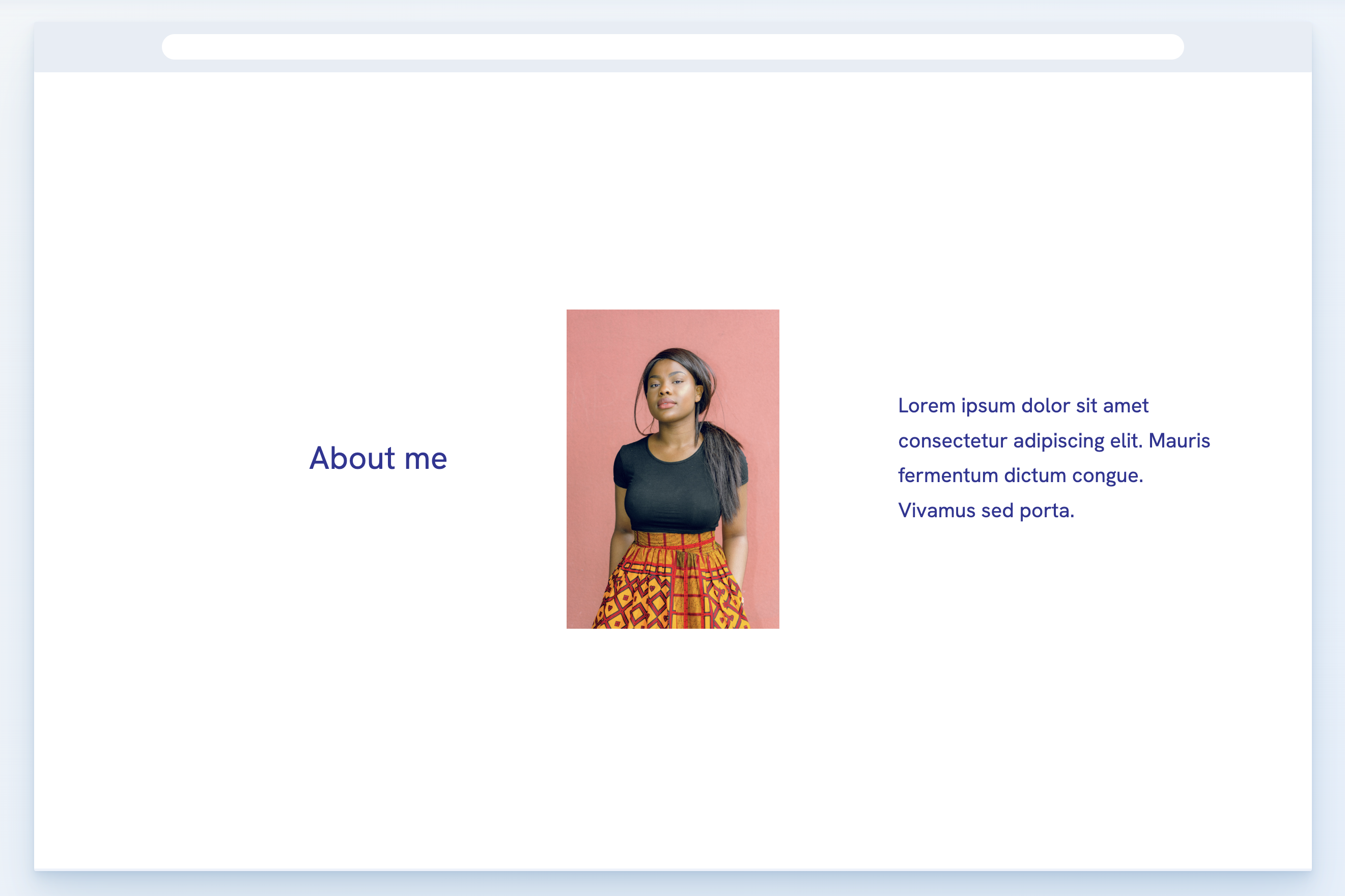 Portfoliobox Text Page Template
