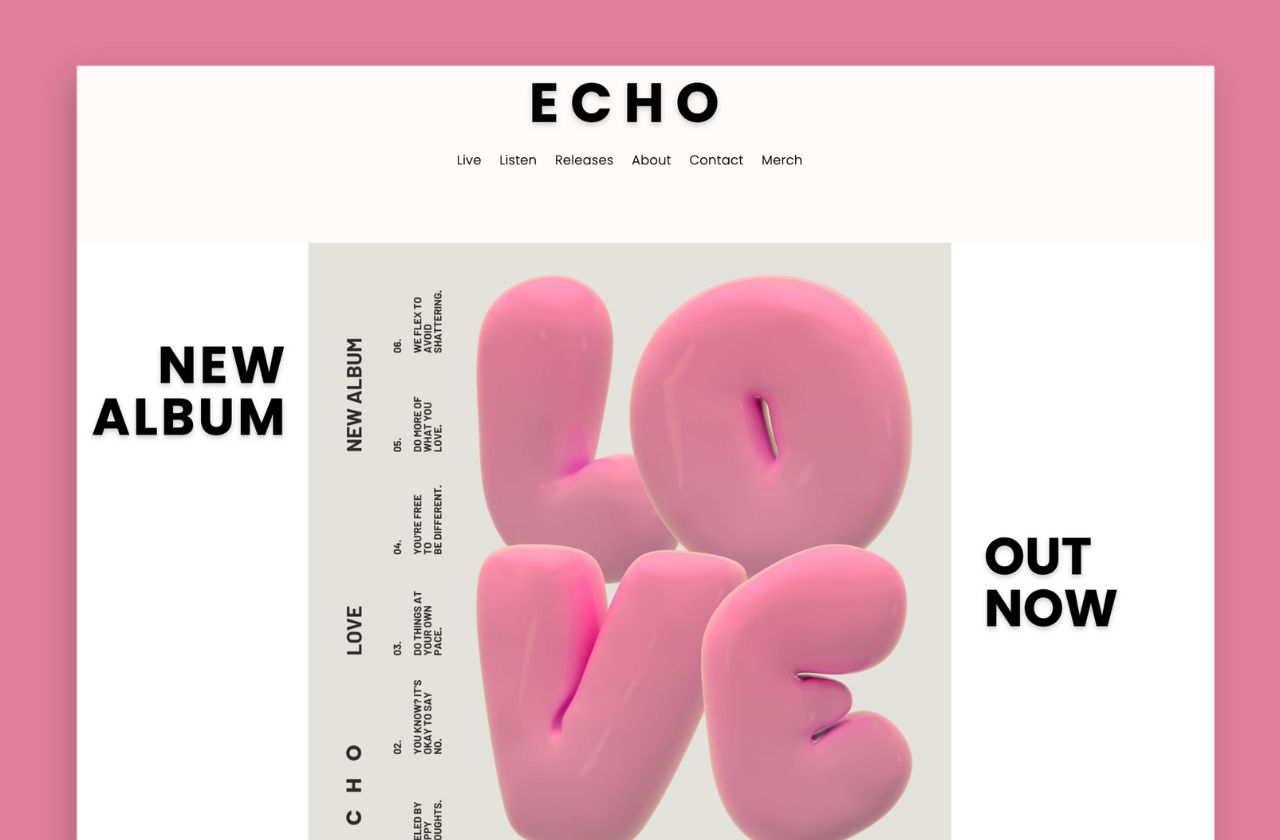 Start Page - Music Demo Site Portfoliobox