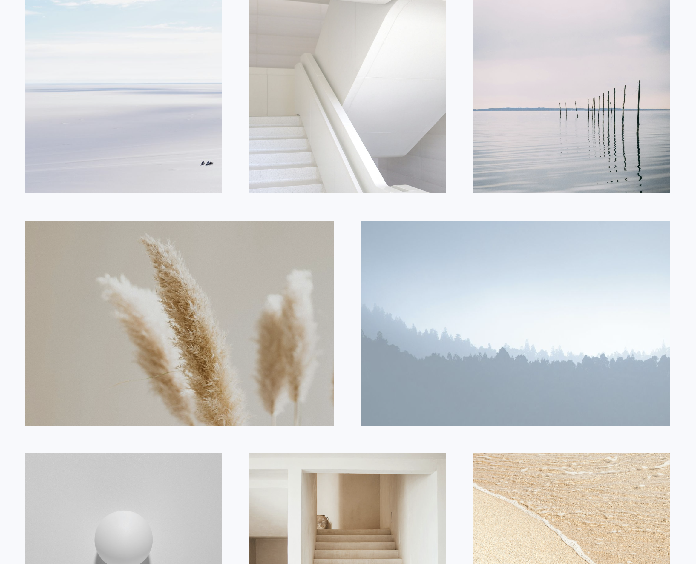 Three Two Square Gallery template in Portfoliobox