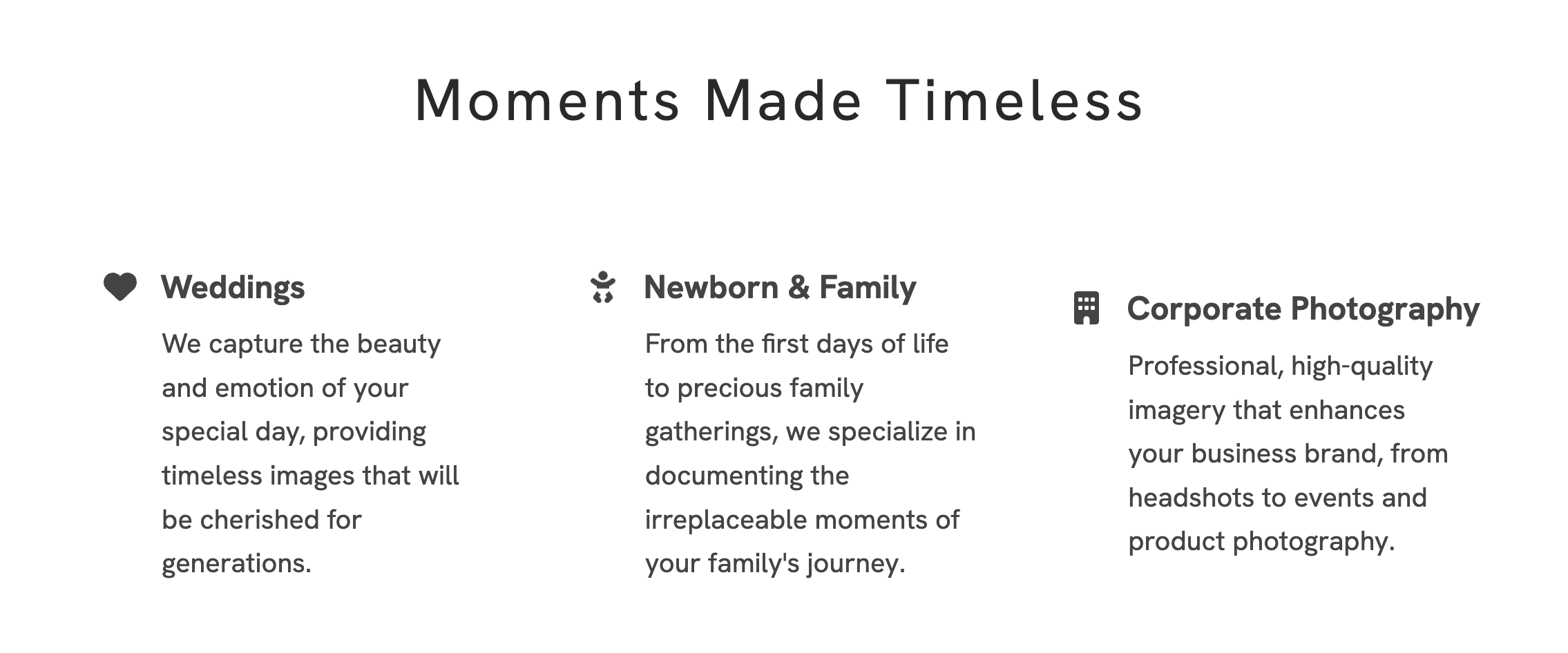 Service Page Template