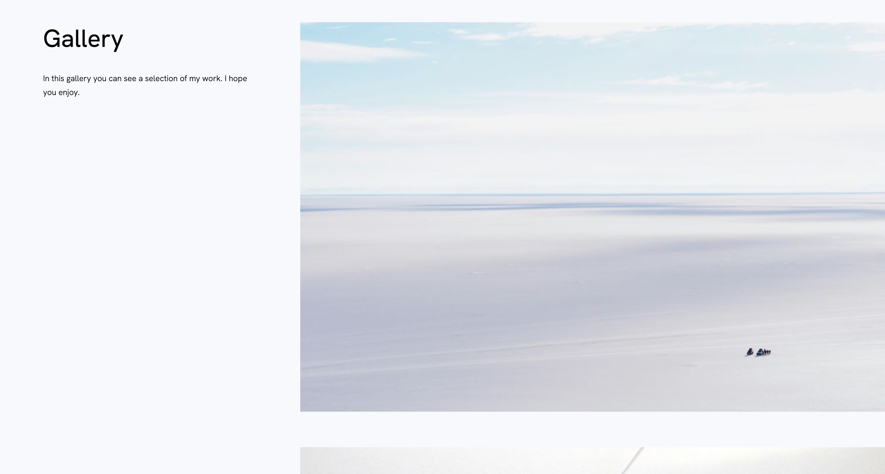 Portfoliobox Gallery Template - Vertical Half 