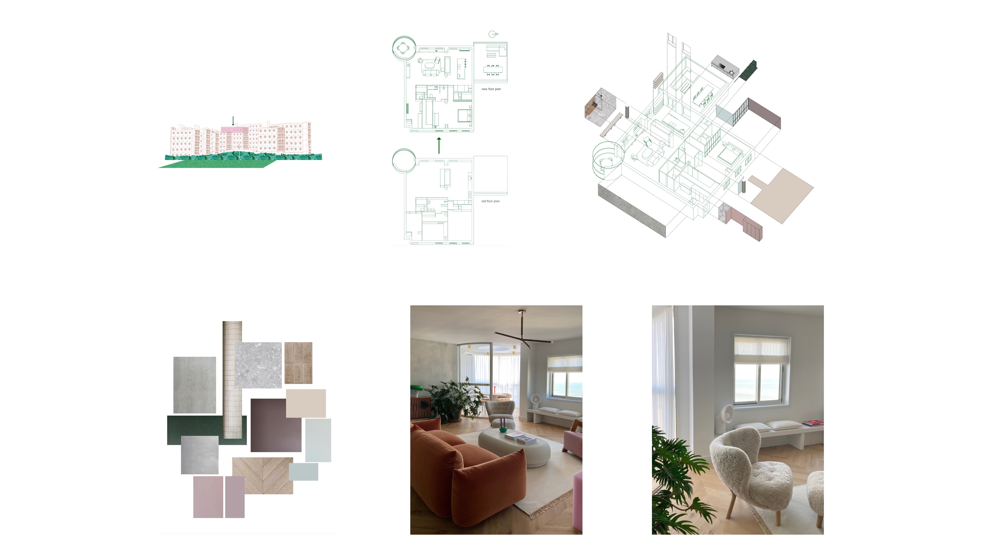 Architecture portfolio website example of a project gallery