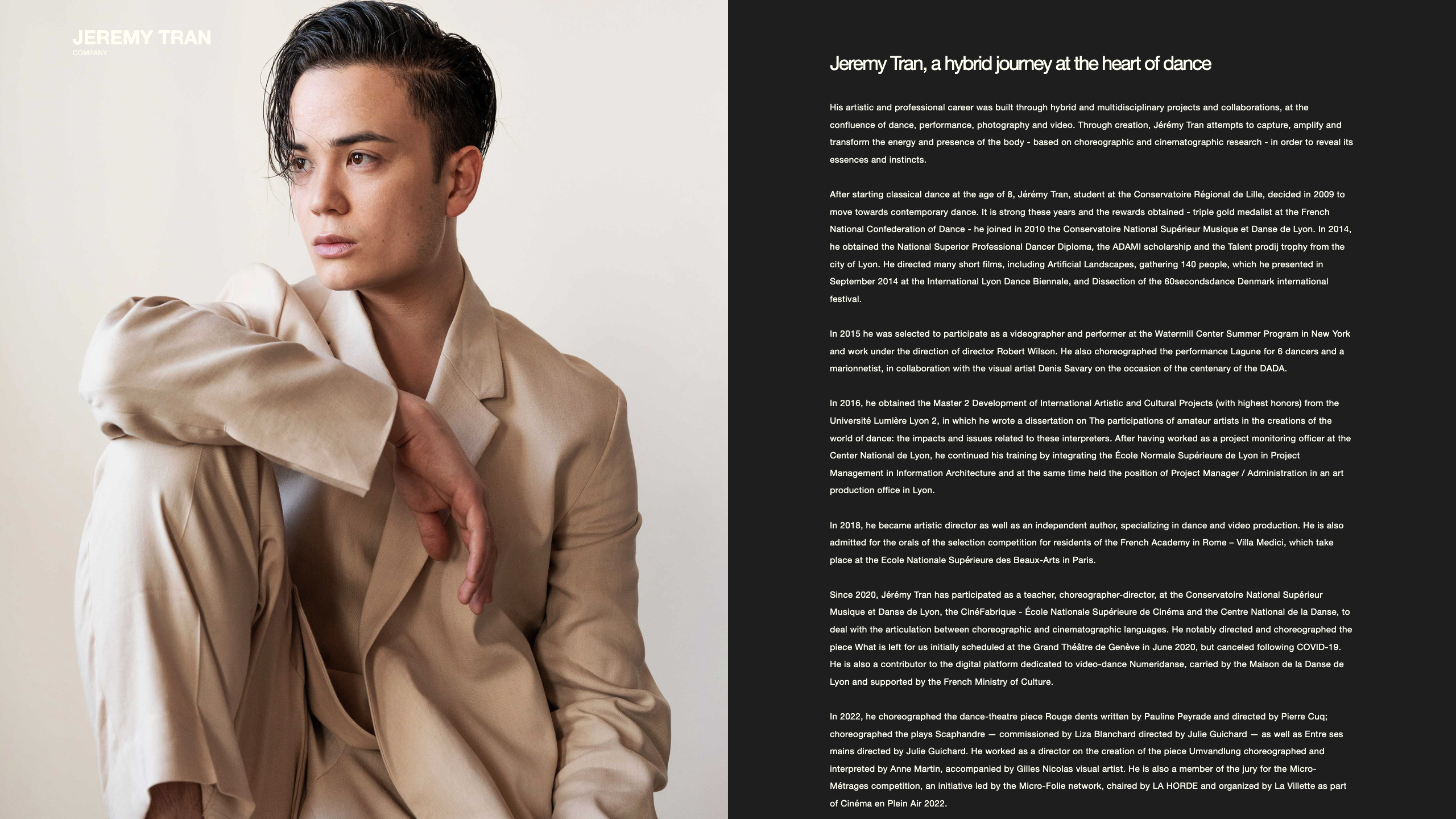 About Me Page: Start With Your Story