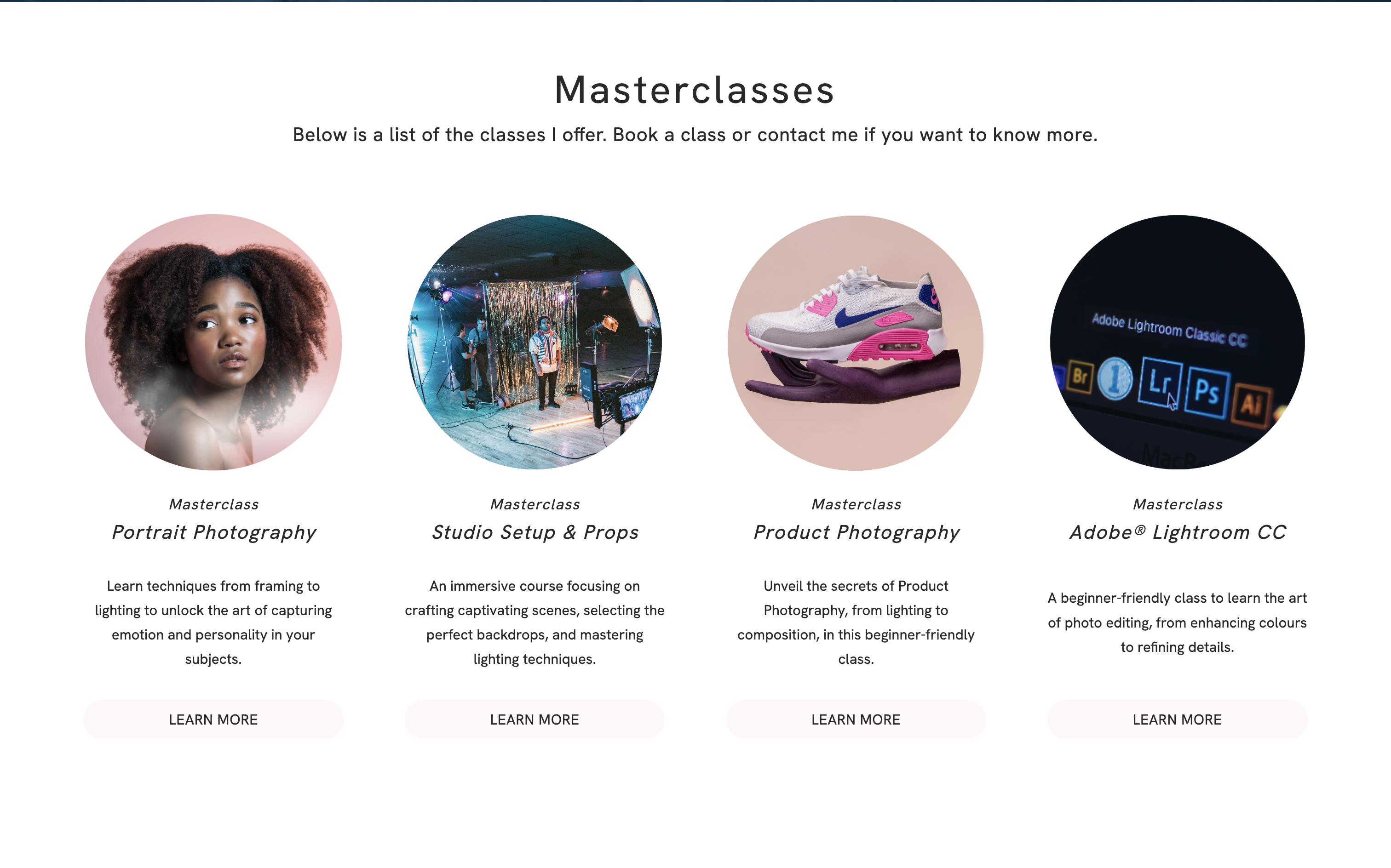 Booking Feature Portfoliobox