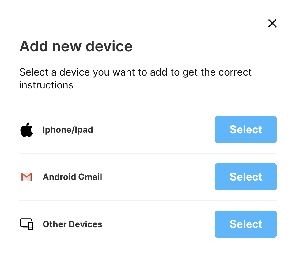 Connect your email to an external email client