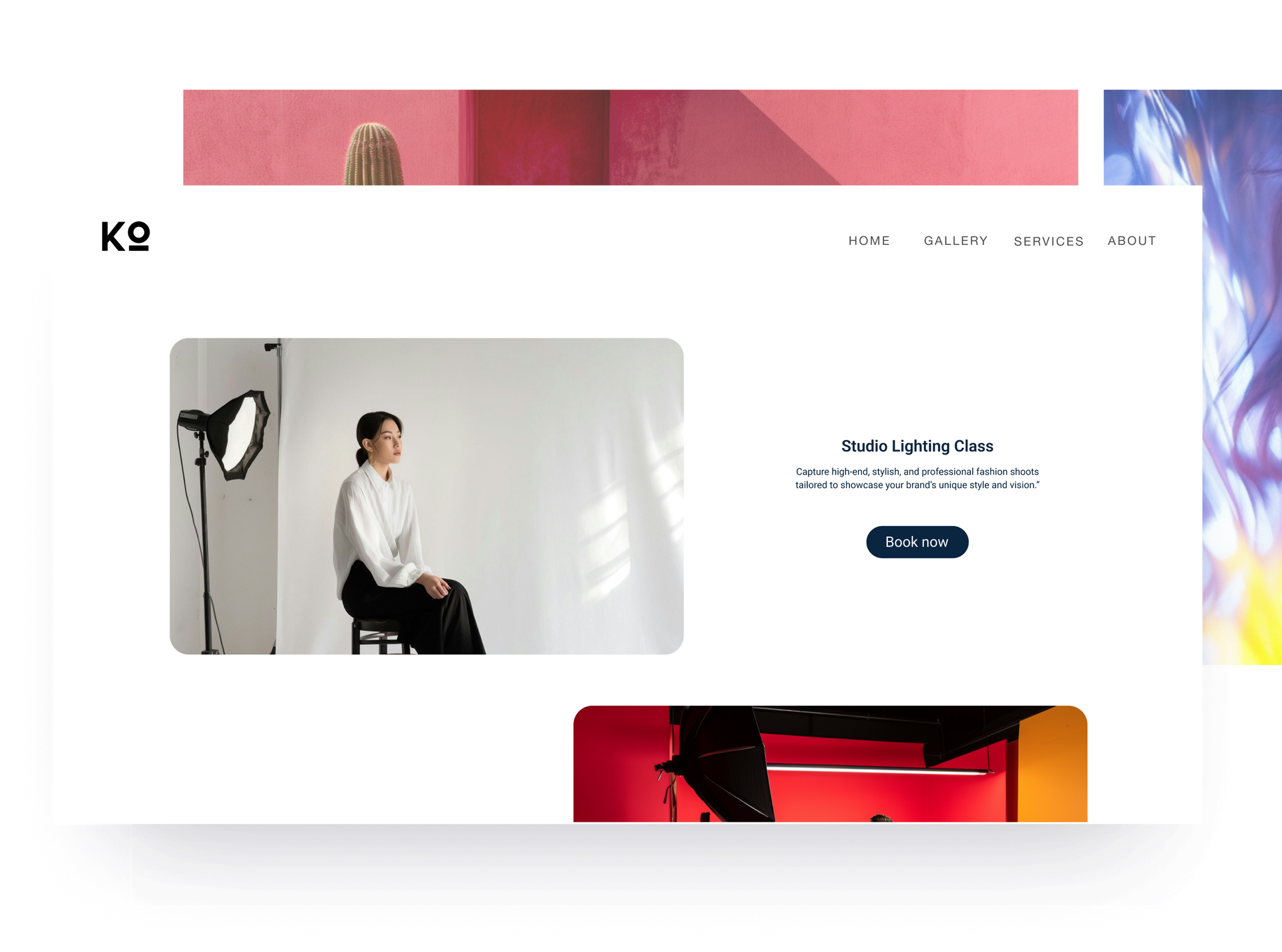 portfolio template website