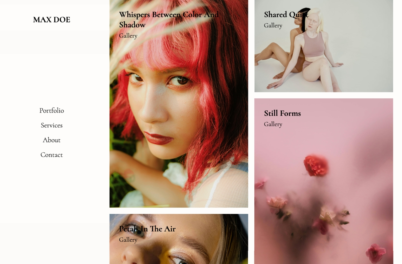 Thumbnail for Photography portfolio examples that convert visitors into bookings