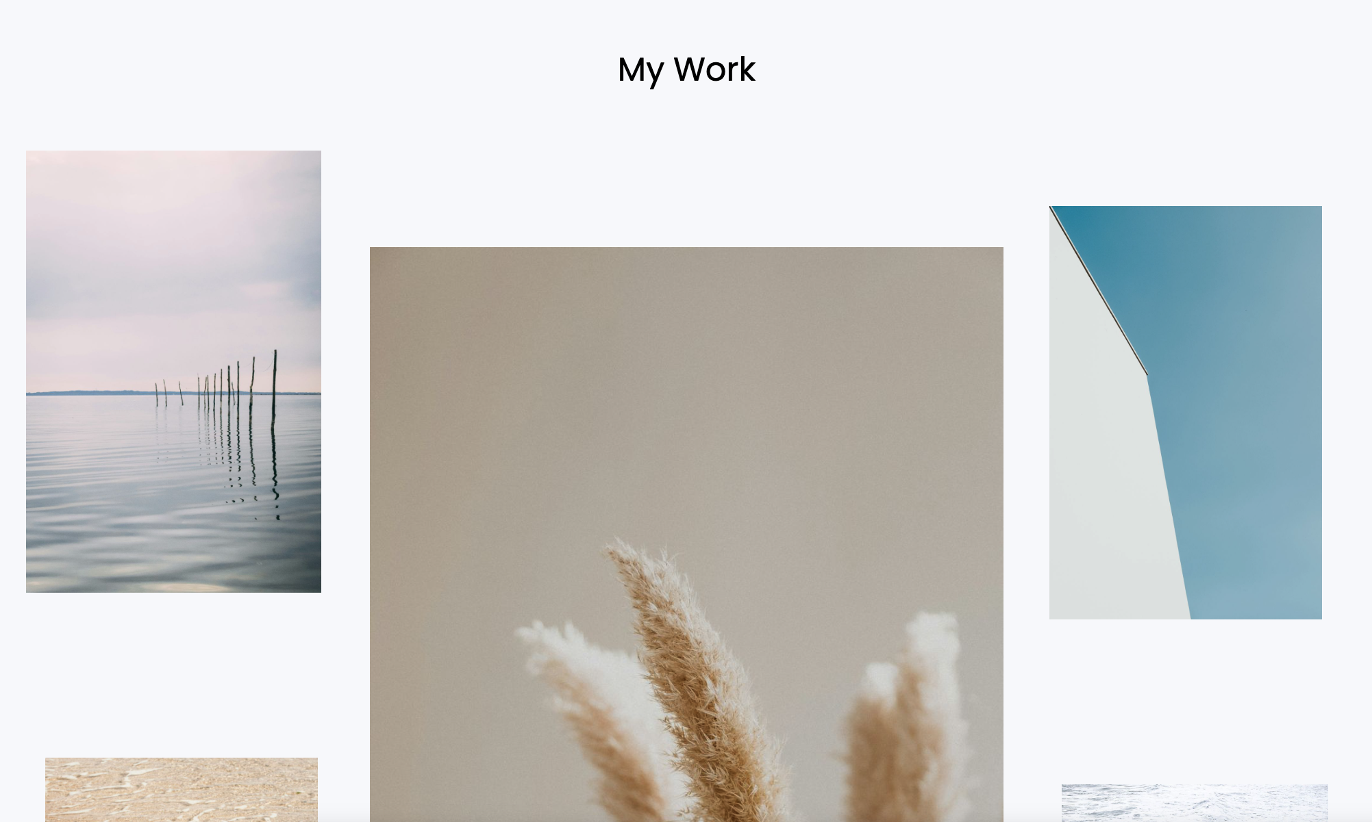 Random 2 - Gallery Template in Portfoliobox