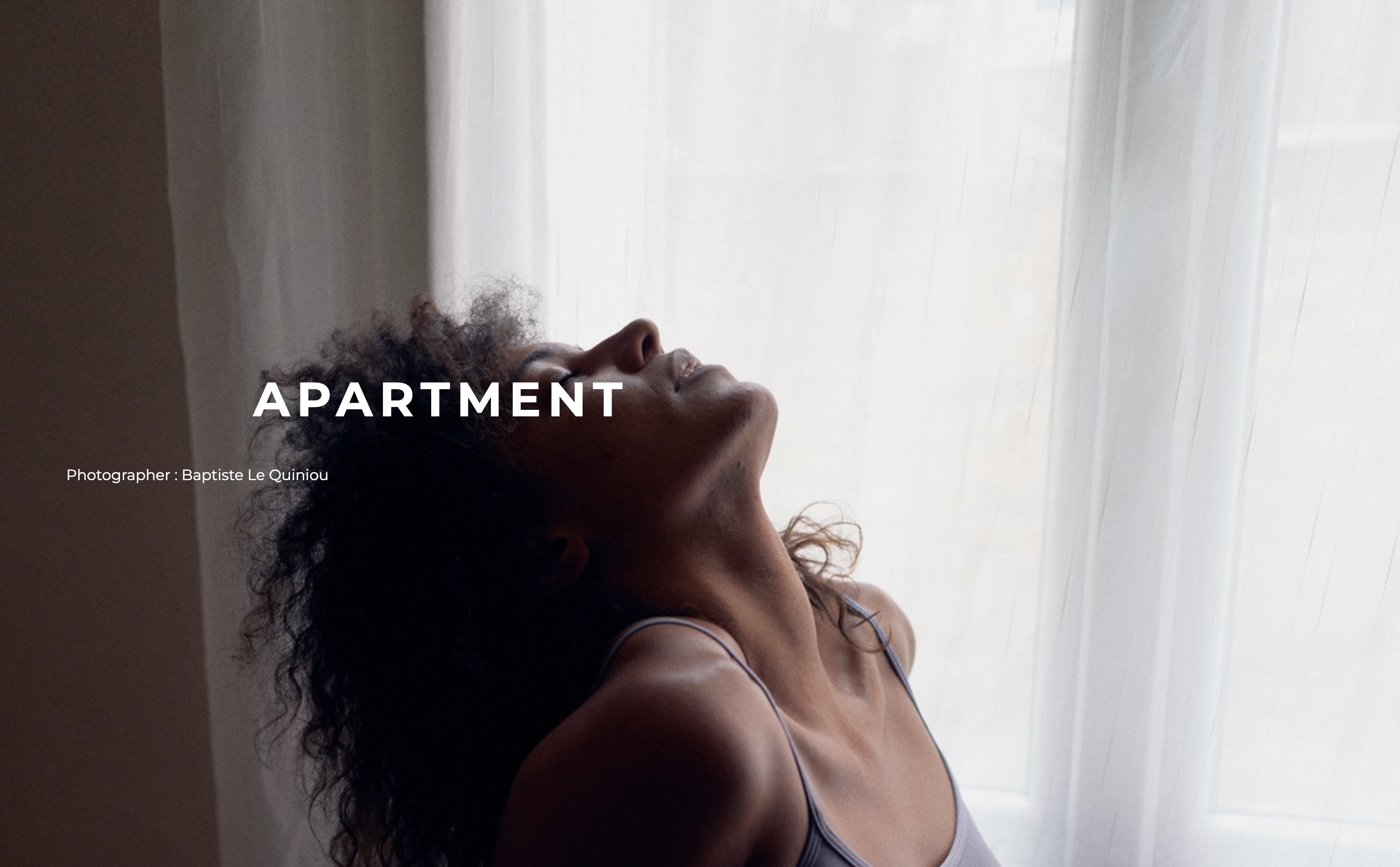 model portfolio website example