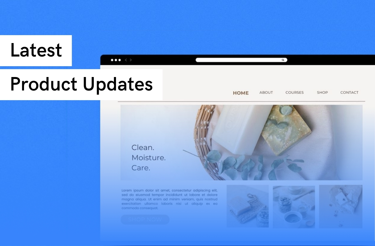 What’s new: widgets, password page updates, e-commerce improvements & more