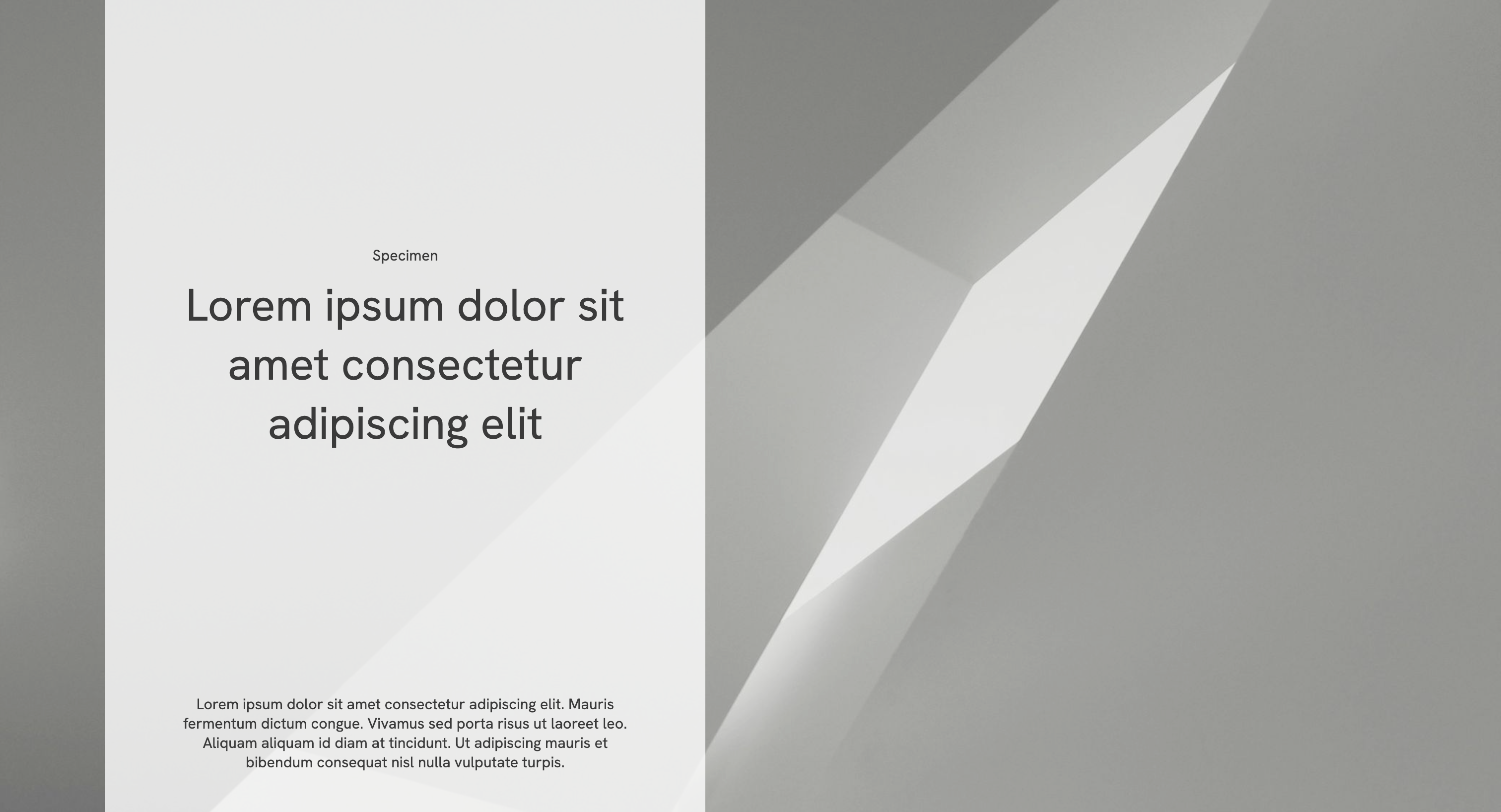 Centered Box Cover Page Template 