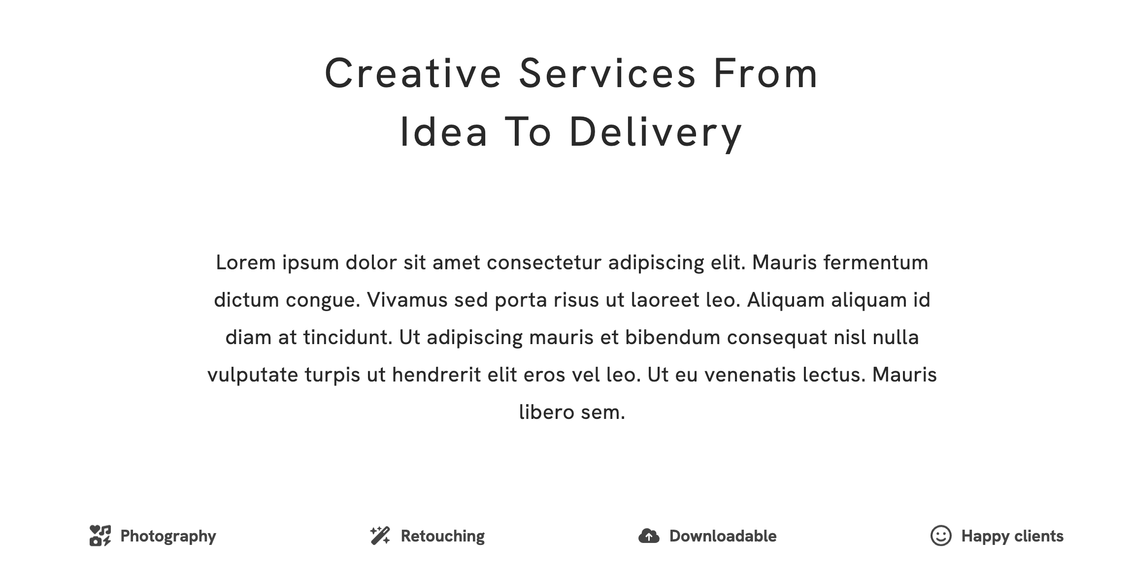 Service Page Template